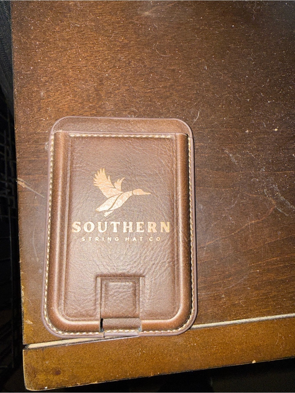 Brown Leather Magnetic Wallet Phone Case